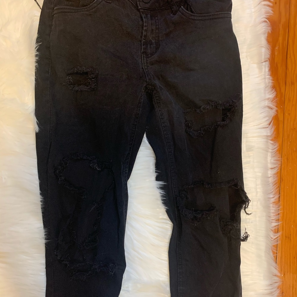 Black Ripped Skinny Jeans